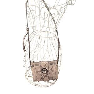 NICE Michael Kors Crossbody Bag  MK cross body bag snakeskin  GOOD CONDITION